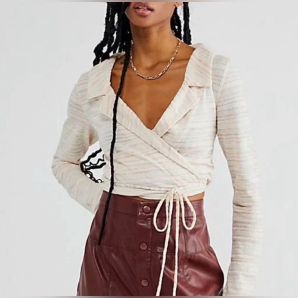 Free People Eloise Wrap Top